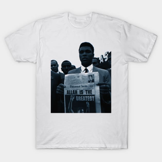 Muhammad Ali Allah is the Greatest T-Shirt by Hason3Clothing